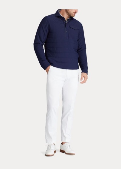 Ralph Lauren Quilted Stretch Pullover Herre Danmark (LWGCI3765)